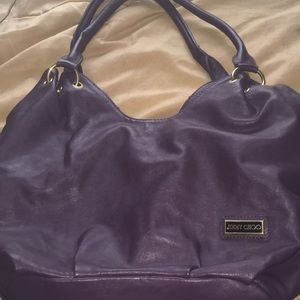 JIMMY CHOO DARK PURPLE PURSE